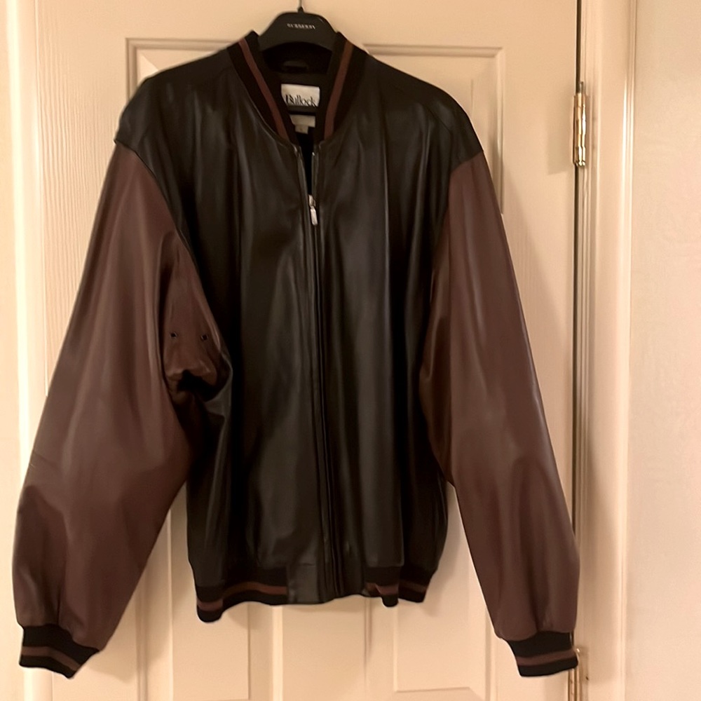 Bullock & Jones Leather Varsity Jacket
